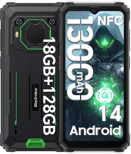Blackview BV6200 Pro Robuuste Smartphone 6GB 128GB Groen