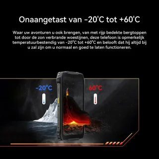 Blackview BV7300 Robuuste Smartphone 18GB 256GB Geel