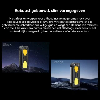 Blackview BV7300 Robuuste Smartphone 18GB 256GB Zwart