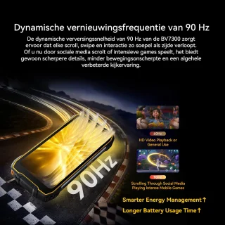 Blackview BV7300 Robuuste Smartphone 18GB 256GB Zwart