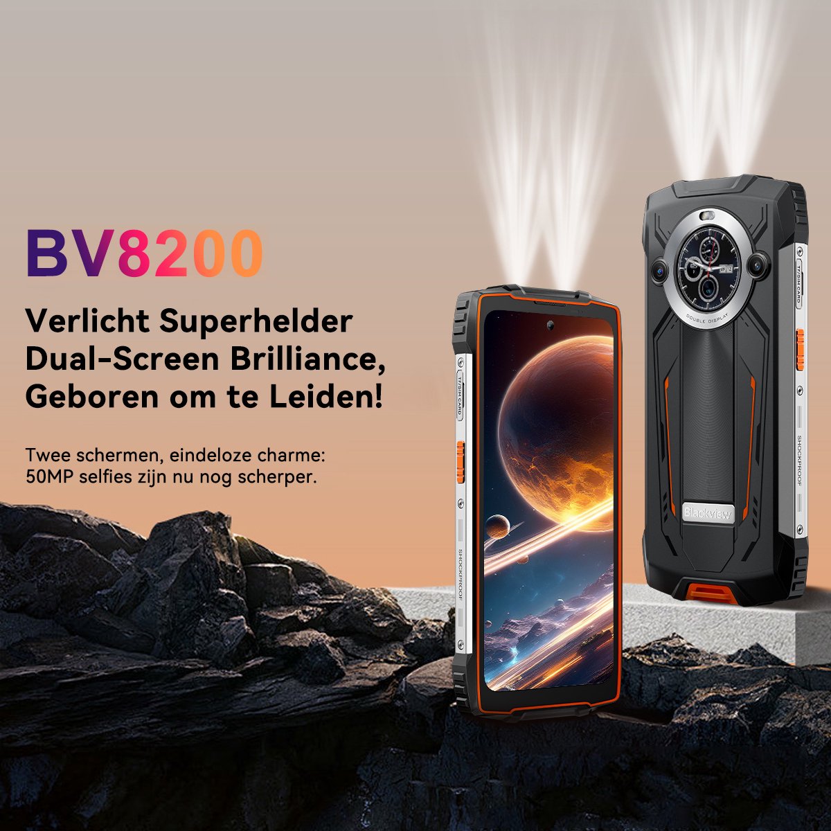 Blackview BV8200 Outdoor Smartphone 256GB Zwart