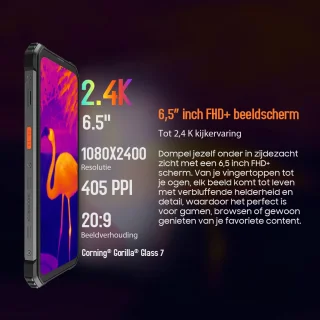 Blackview BV8900 Robuuste Smartphone 16GB RAM 256GB Zwart