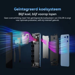 Blackview COLOR6 Smartphone 24GB 128GB Wit