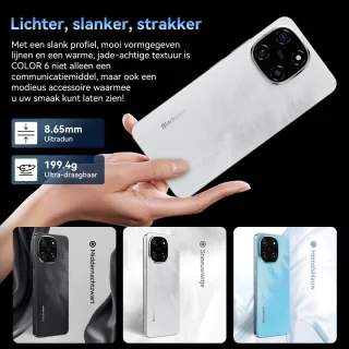 Blackview COLOR6 Smartphone 24GB 128GB Wit