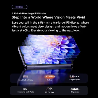 Blackview FLAT 2C Smartphone 6,56" 6GB/64GB Dual SIM Zwart