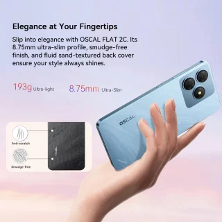 Blackview FLAT 2C Smartphone 6,56" 6GB/64GB Dual SIM Zwart