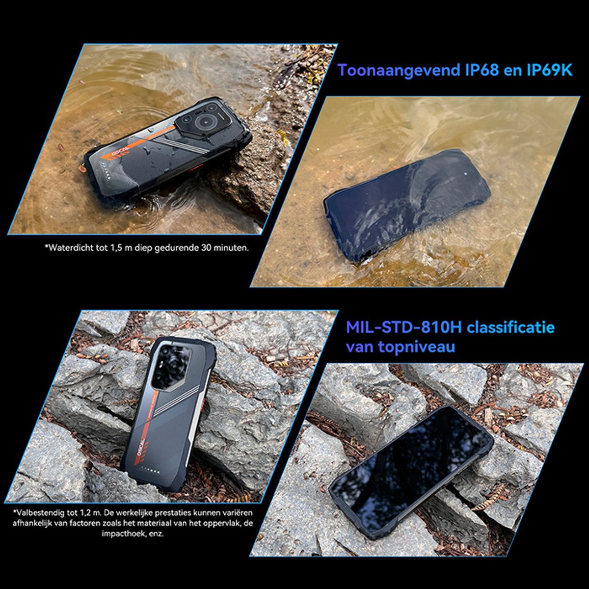 Blackview Oscal Pilot 3 5G Smartphone 36GB RAM 256GB Zwart