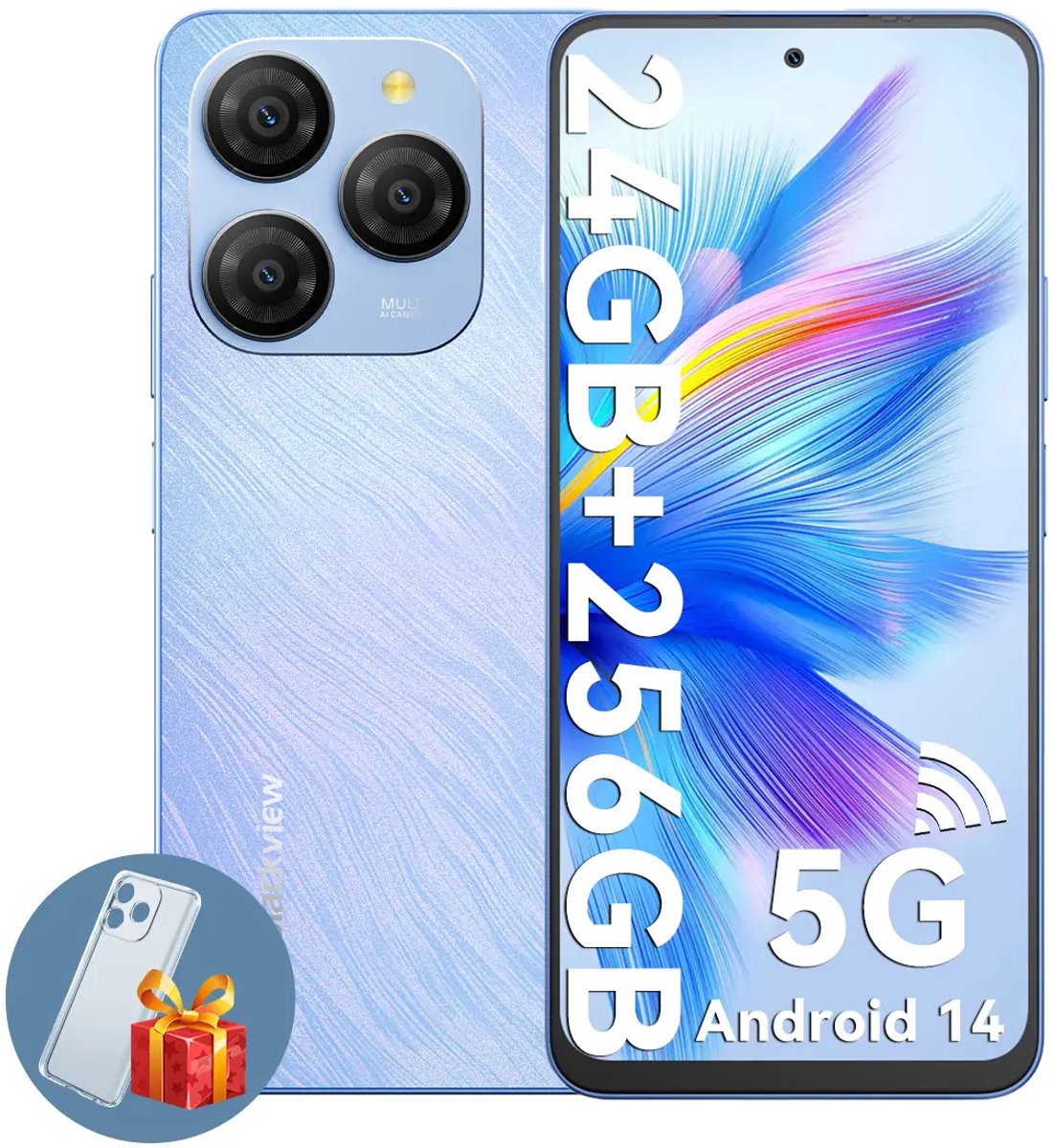 Blackview SHARK 9 Smartphone 24GB 256GB Blauw