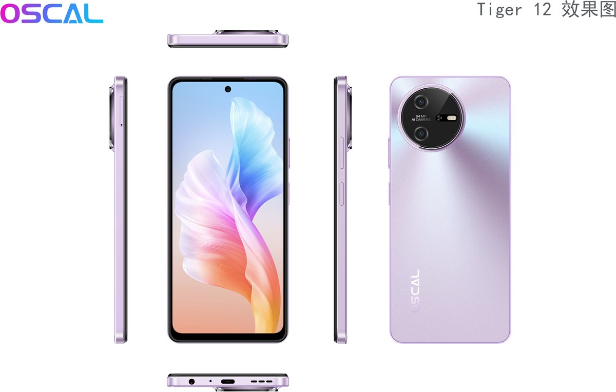 Blackview Tiger 12 Smartphone 16GB 128GB Paars