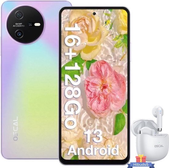 Blackview Tiger 12 Smartphone 16GB 128GB Paars