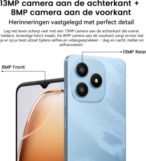 Blackview WAVE 9C Smartphone - Blauw