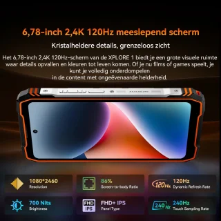Blackview XPLORE 1 - Robuuste smartphone