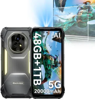 Blackview XPLORE 2 Projector Robuuste smartphone Zwart