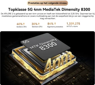 Blackview XPLORE 2 - Robuuste Smartphone Zwart