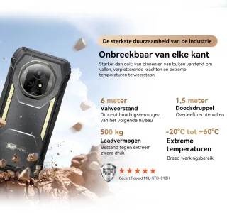 Blackview XPLORE 2 - Robuuste Smartphone Zwart