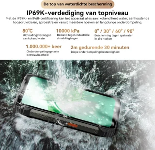 Blackview XPLORE 2 - Robuuste Smartphone Zwart