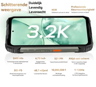 Blackview XPLORE 2 - Robuuste Smartphone Zwart