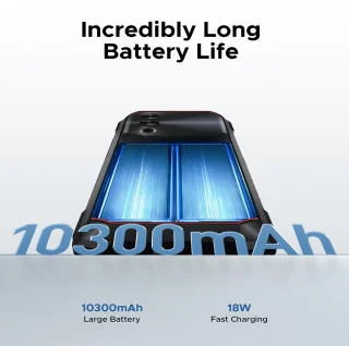 DOOGEE Blade 10 Power Smartphone 24GB 256GB Zwart
