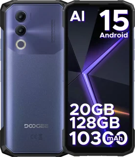 DOOGEE Blade 20 5G Outdoor-Smartphone 20GB 128GB Paars