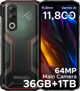 DOOGEE Blade 20 Max 4G - Robuuste Smartphone - Rood