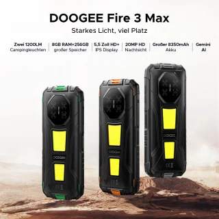 DOOGEE Fire 3 Max outdoor telefoon