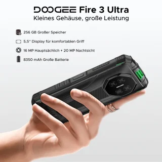 DOOGEE Fire 3 Ultra Outdoor-telefoon