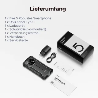 DOOGEE Fire 5 Outdoor-telefoon