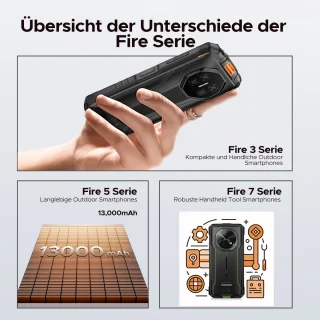 DOOGEE Fire 5 Outdoor-telefoon