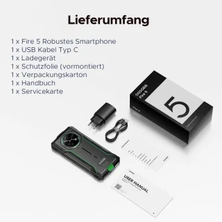 DOOGEE Fire 5 Outdoor-telefoon