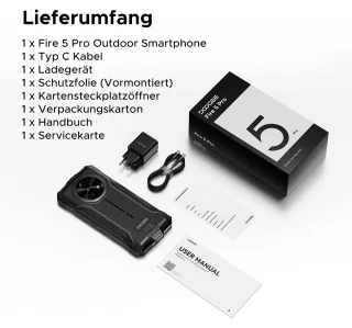 DOOGEE Fire 5 Pro Outdoor smartphone