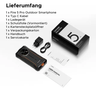 DOOGEE Fire 5 Pro Outdoor Smartphone