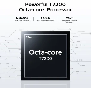 DOOGEE N55 16GB+128GB Android 15 Smartphone Zwart