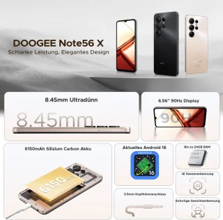 DOOGEE Note 56X Smartphone