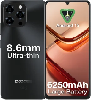 DOOGEE Note 58 Smartphone Zwart