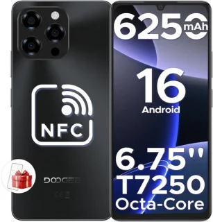 DOOGEE Note 58 Smartphone Zwart
