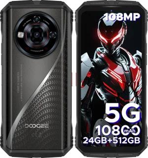 DOOGEE S118 Pro 5G - Mobiele telefoon - Zilver