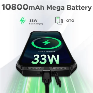 DOOGEE S118 Pro 5G - Mobiele telefoon - Zilver