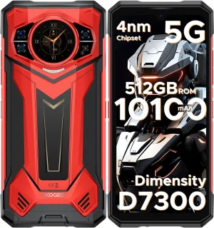 DOOGEE S200 PLUS smartphone Rood