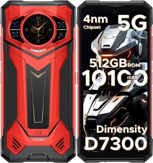 DOOGEE S200 PLUS smartphone Rood
