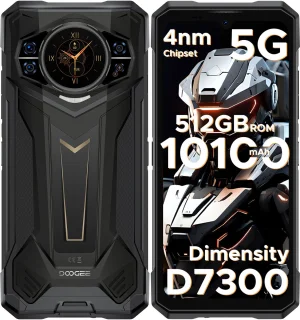 DOOGEE S200 Plus smartphone Zwart
