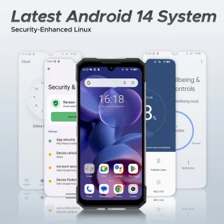 DOOGEE S200 Smartphone Donkergrijs