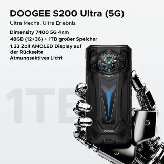 DOOGEE S200 Ultra 5G Outdoor Smartphone - Ontgrendeld