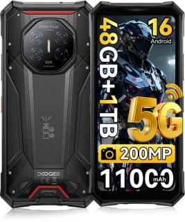 DOOGEE S300 Plus Robuuste smartphone Zwart