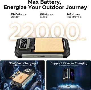 DOOGEE V MAX S Telefoon Grijs