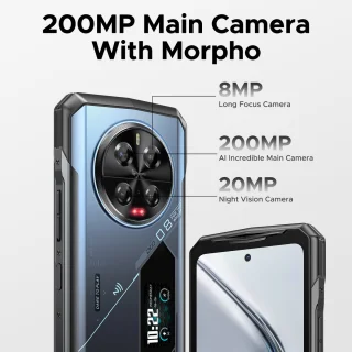 DOOGEE V40 Pro smartphone Blauw