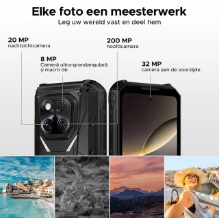 DOOGEE VMAX Play 5G Smartphone Zwart
