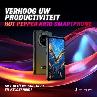 Hot Pepper KR10 Smartphone 256GB 8GB RAM Waterdicht