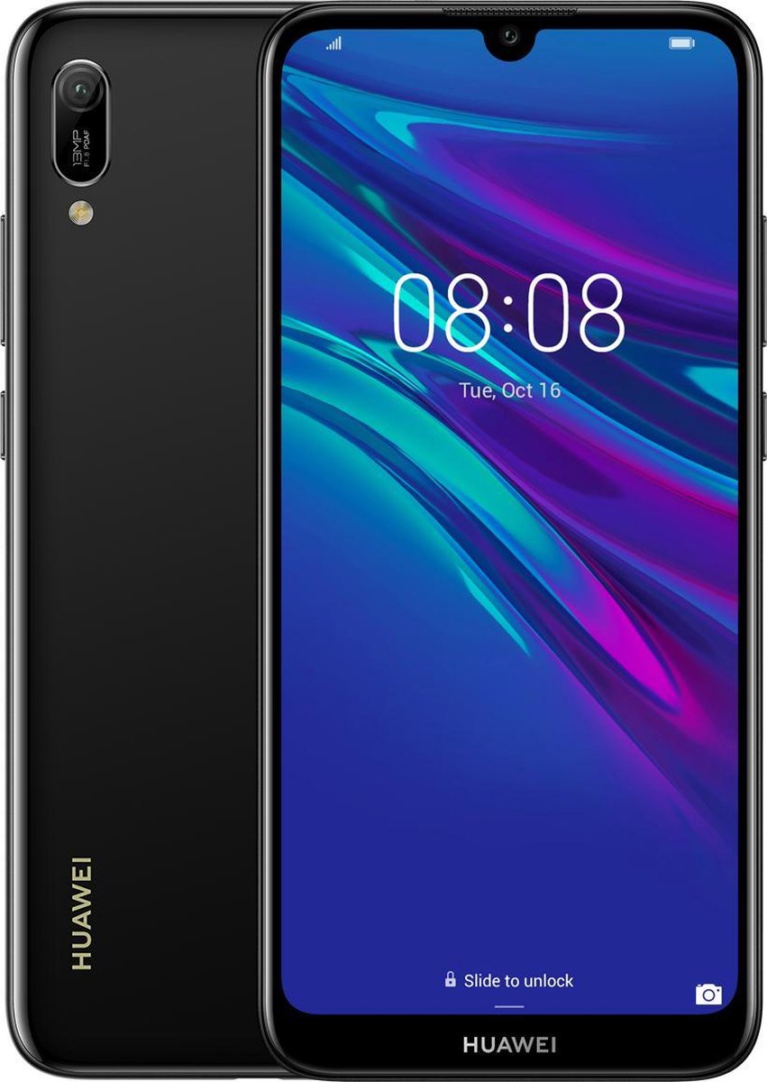 De Huawei Y6 2019 32GB Zwart in één oogopslag