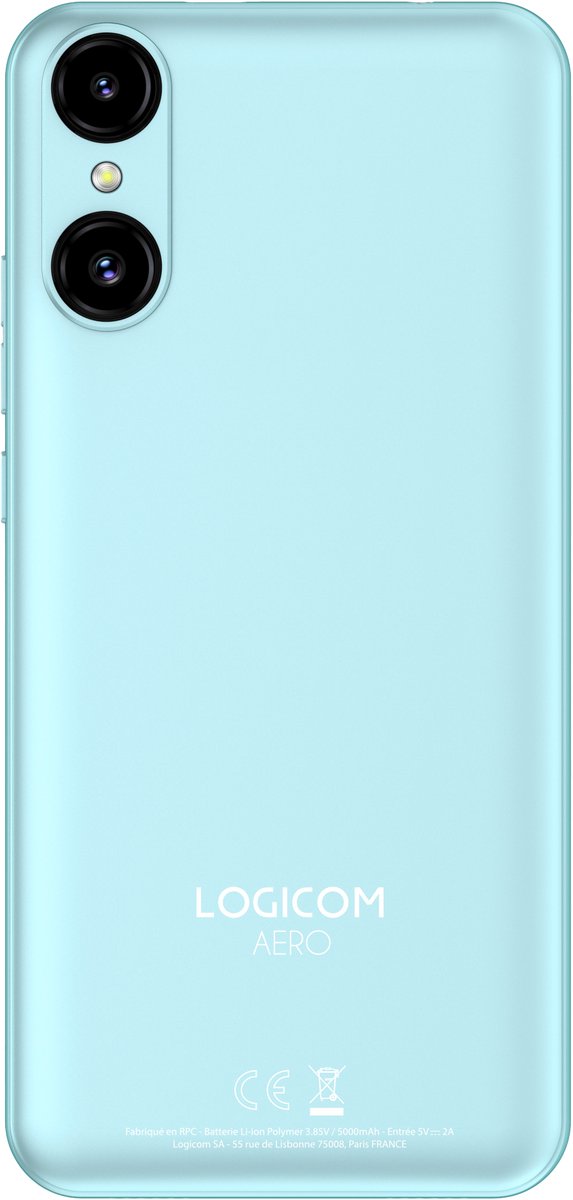 Wat vinden we goed aan de Logicom Aero Smartphone 64GB Blauw