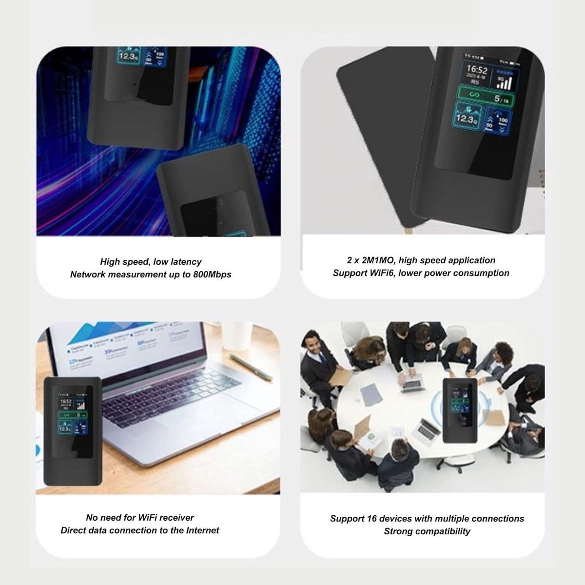 Mobiele Hotspot 5G met WiFi6 en 10000mAh batterij